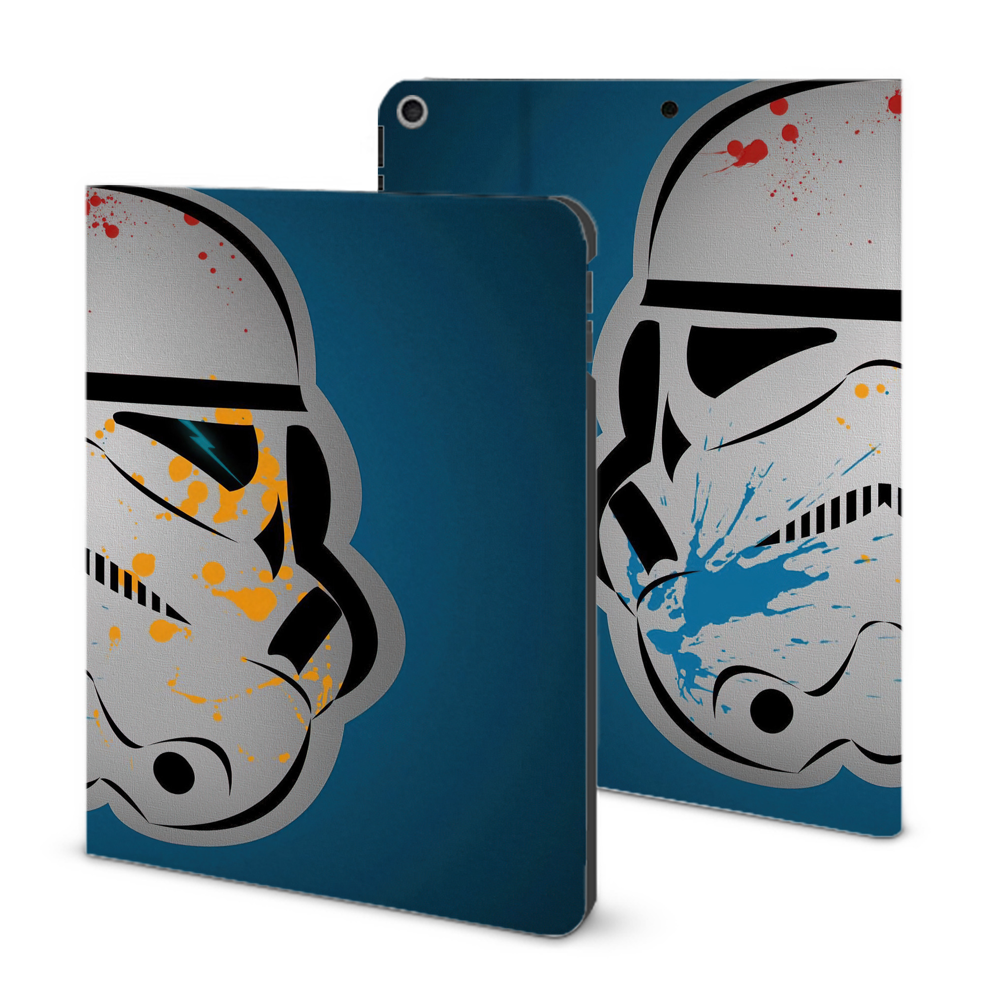 （画像用） スター・ウォーズ Star Wars IPad ケース ブック型 PUレザー TPU 耐衝撃 軽量 薄型 ペン収納なし 全面保護 IPad 各モデル対応